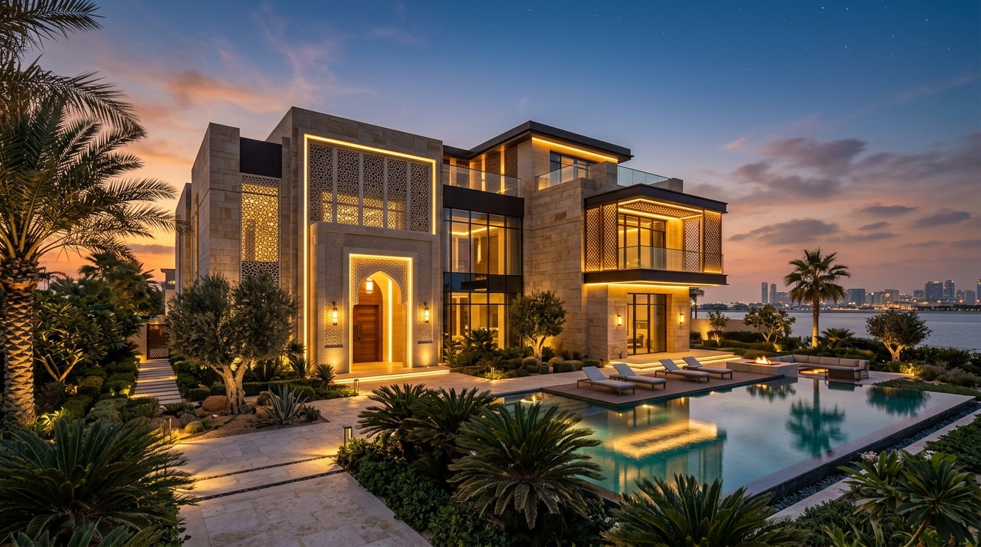 Contemporary Arabic Façade Wadeem Gardens